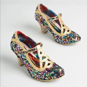 Irregular Choice Sequin and Glitter heels